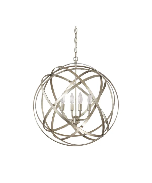 Capital Lighting 4234WG - Axis 4 Light Pendant - Winter Gold