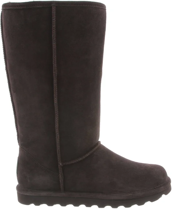 Bearpaw Women's Chocolate Elle Tall Wide Boots, Size 8, Brown