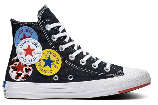Converse Chuck Taylor All Star High (Logo Play) Retro Shoes (Black) Size 8.5