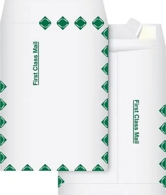 Quill Brand Peel and Seal Tyvek First Class Catalog Envelope - White, 9-1/2 x 12-1/2, 100/Box (72034)