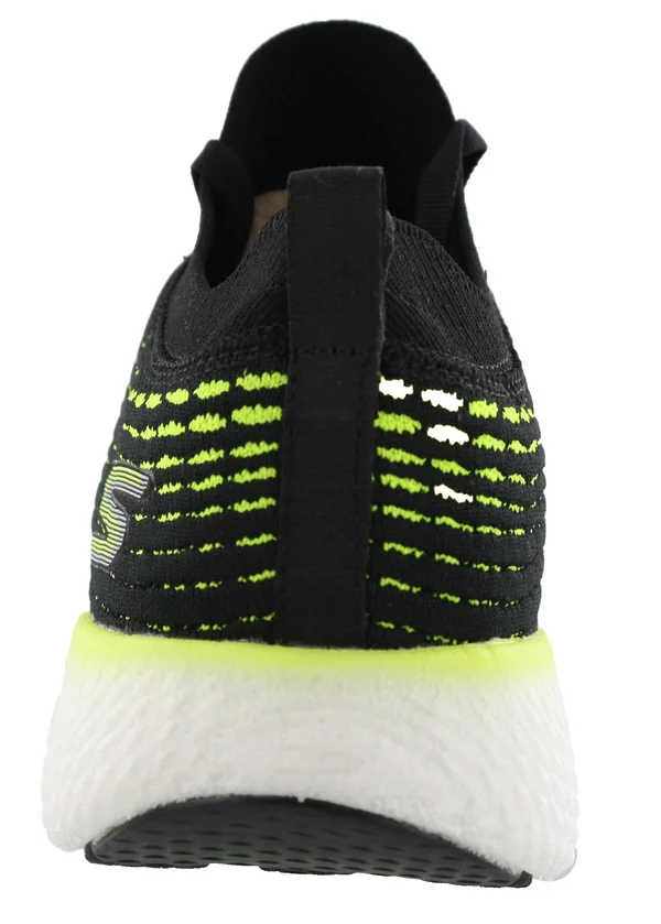 Skechers Men's Max Road 4 - Black/Lime, 12