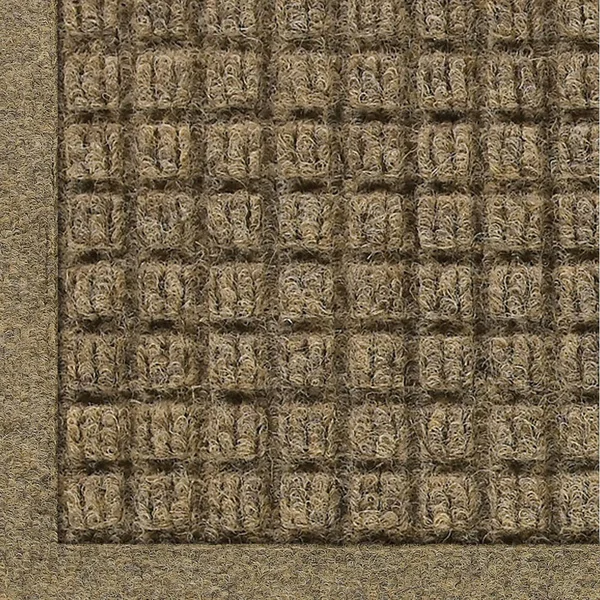 (1.8m Length x 1.2m Width, Camel) - Andersen 280 Waterhog Eco Elite Polypropylene Entrance Indoor/Outdoor Floor Mat, SBR Rubber