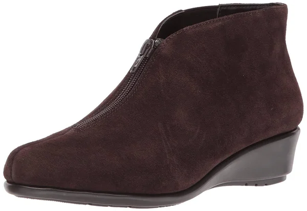 Aerosoles Women's Allowance Ankle Boot - Dark Brown Suede