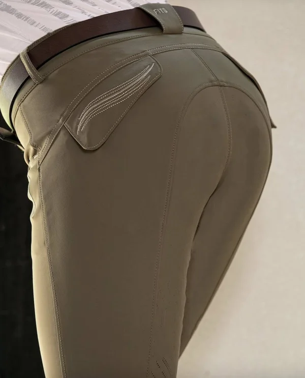 Fits Abbey Knee Patch Tread Breech - Olive L