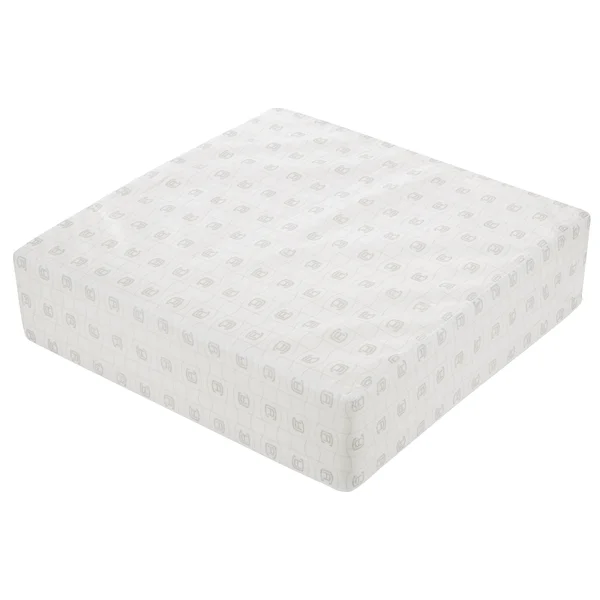 Classic Accessories Ravenna Water-Resistant 23 x 23 x 5 inch Square Patio Seat Cushion Slip Cover & Foam - Spice