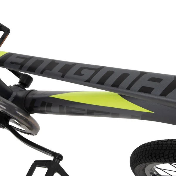 Huffy Enigma 20 inch BMX Bike - Aluminum Frame, Race Style, Matte Black