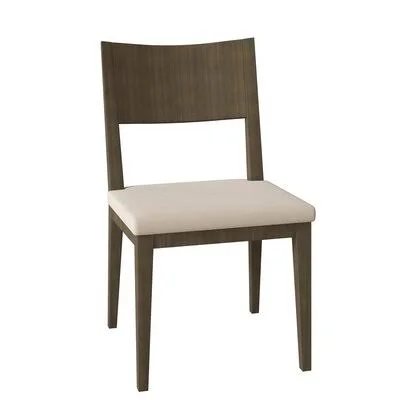 Beene Solid Wood Side Chair Brayden Studio Frame Color: Java - Upholstery Color: Windslow