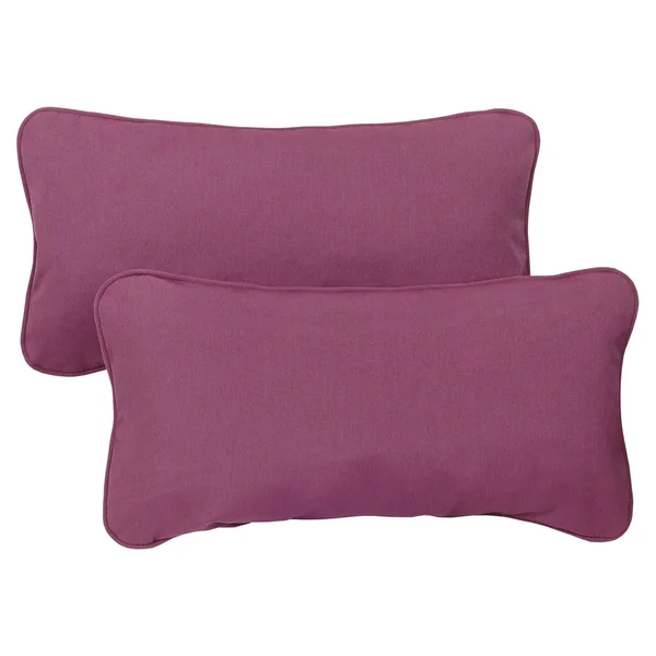 Mozaic Company Sunbrella Corded Indoor/Outdoor Pillow - Set of 2 Canvas Iris