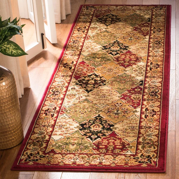 Safavieh Lyndhurst LNH221B 2&3x22 x 16&0x22 Runner Multi, Red Area Rug