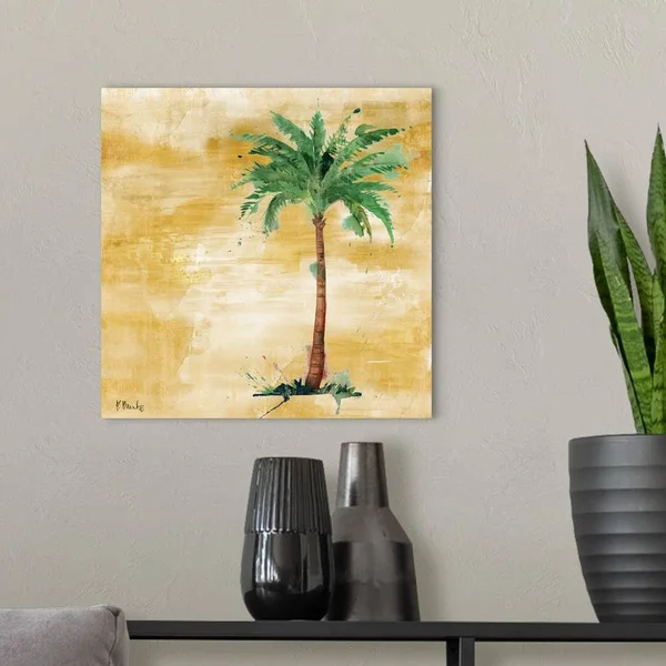 Arianna Palm IV - Canvas Wall Art, 16x16, Great Big Canvas