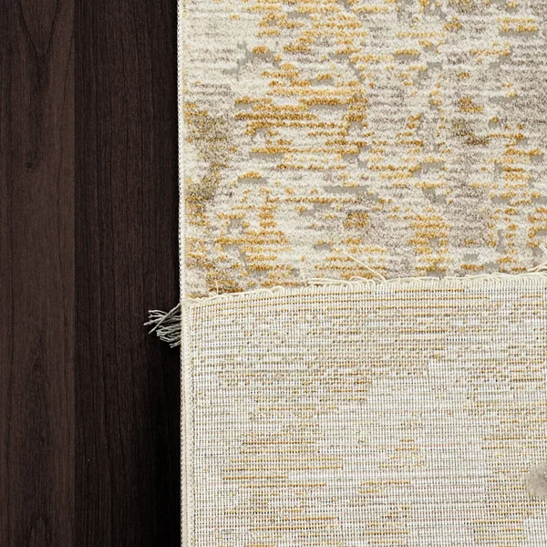 Dynamic Rugs Mood 8452-800 Yellow Area Rug Rectangle 6&7x22 x 9&6x22