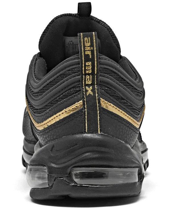 Nike Men's Air Max 97 Casual Shoes DC2190 - 7.5, Black