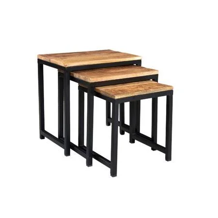 Millwood Pines Nathaniel 3 Piece Nesting Tables
