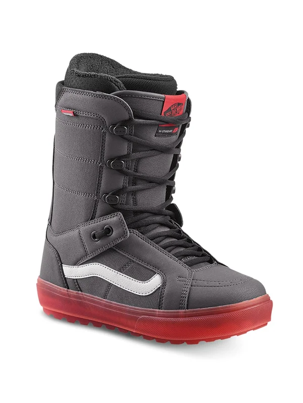 Vans Men's Hi-Standard OG Snowboard Boots Grey/Red 8