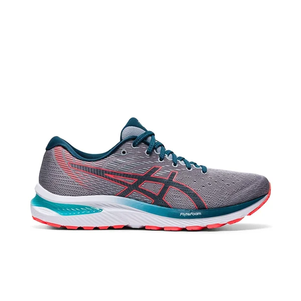 Asics GEL-Cumulus 22 Grey/Blue Men's Running Shoes, Size: 7.5