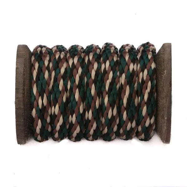 Ravenox Camo Braided Utility Rope - Low Priced USA Made Derby Rope Woodland Camo, 3/4 inch x 25 Feet