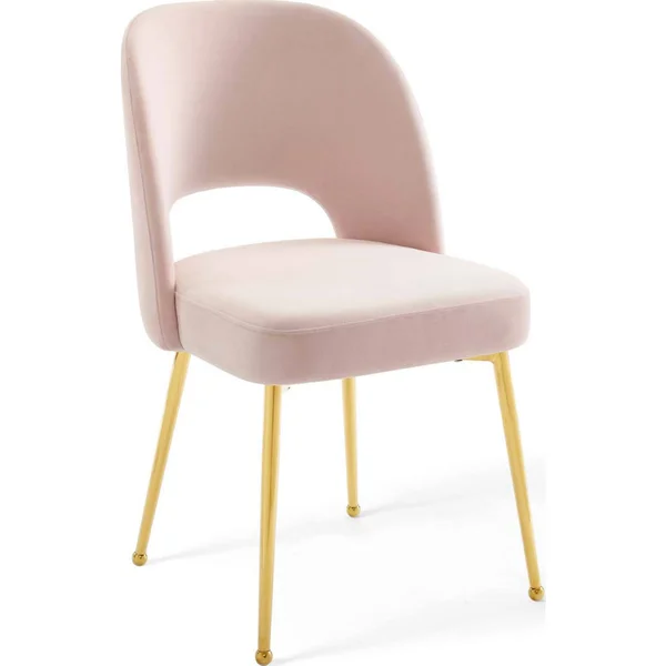 Modway Rouse Dining Room Side Chair Set of 2 - Pink