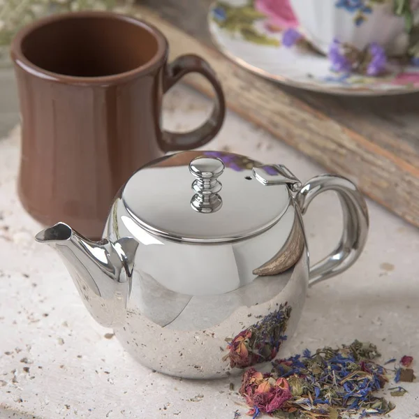 Carlisle 609155 Rhapsody Stainless Steel Tea Server 14-oz. Capacity
