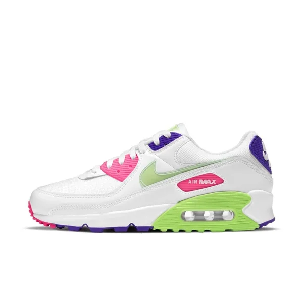 Nike Womens Air Max 90 - Shoes Green/White Size 11.0