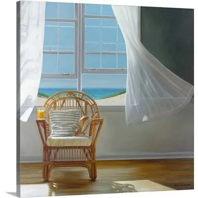 &Tea Time& Karen Hollingsworth Print Great Big Canvas Format: Canvas - Size: 48x22 H x 48x22 W x 1.5x22 D