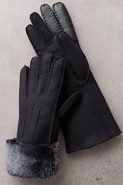 Women's sunisa Long Sheepskin Gloves with Touchscreen Leather - Overland