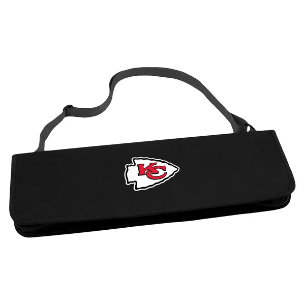 Picnic Time Black Kansas City Chiefs Metro BBQ Tote