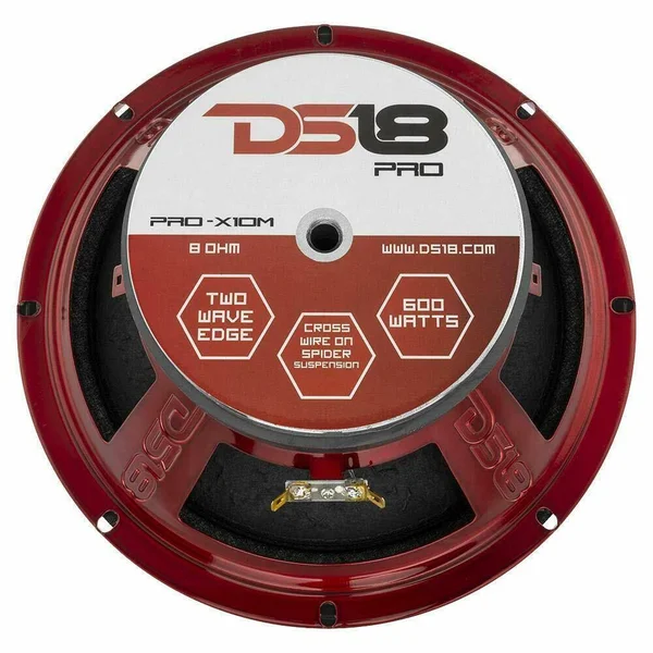 DS18 Audio Pro 10-In Midrange 8-Ohms 600 Watts