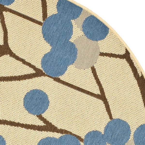 Safavieh Courtyard CY4037B 2&0x22 x 3&7x22 Natural Brown - Blue Area Rug