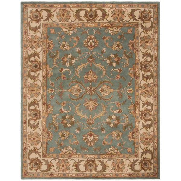 Safavieh Heritage HG811A Green, Gold 9& x 12& Area Rug
