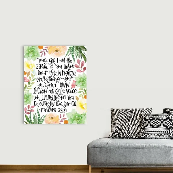 Trust in The Lord, Canvas Wall Art, 36x45, Great Big Canvas