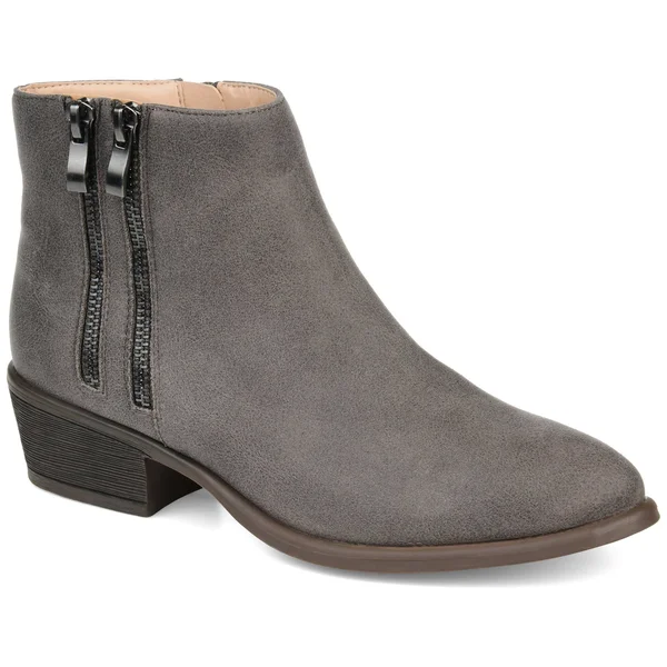 Journee Collection Women's Jayda Bootie Grey 11