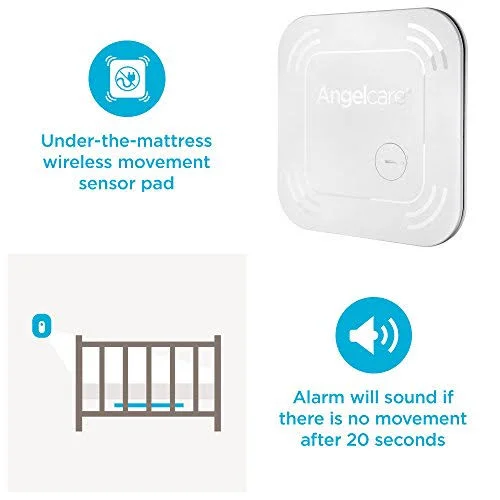 Angelcare AC017 - Movement Baby Monitor, Breathing Wireless Sensor Pad