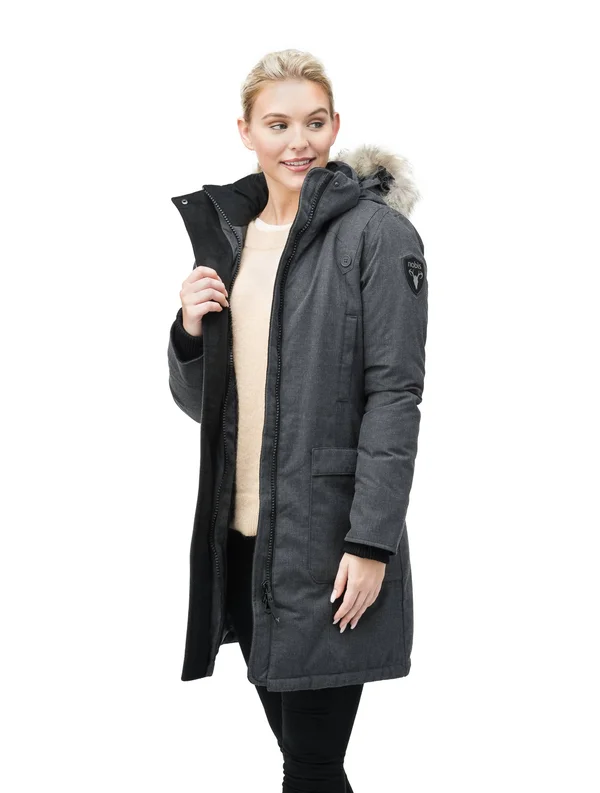 Merideth Ladies Parka - Chalk, Xxs