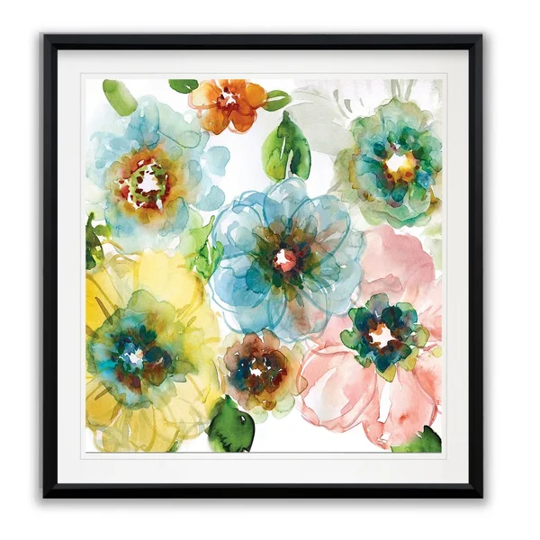 Blooming of Spring II -Framed Giclee Print - 30x30