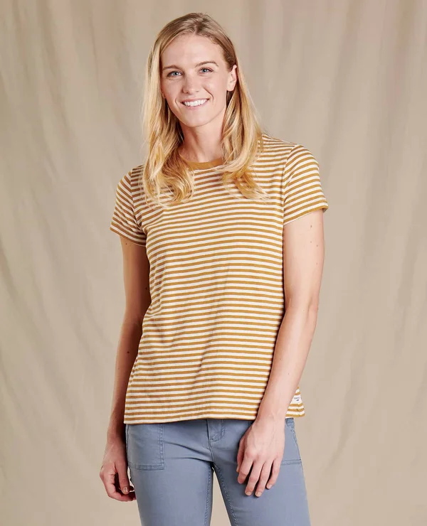 Toadu0026Co Primo Daily Short Sleeve Tee - Women's Sunset Vintage Wash - S