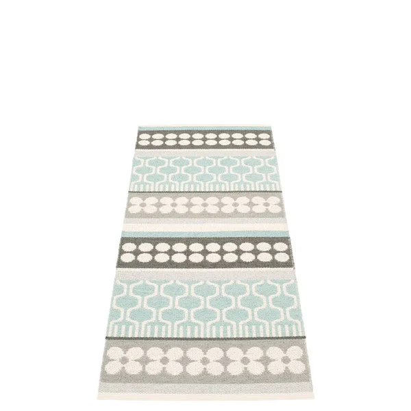 Pappelina - Asta Reversible Rug, 70 x 180 cm, Pale Turquoise