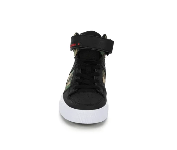 DC Kids Pure High Top EV Shoes - 3 - Black Camo