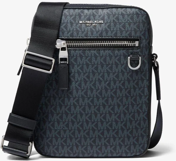 Michael Kors Henry Logo Flight Bag 33F9LHYC6U - One Size - Blue