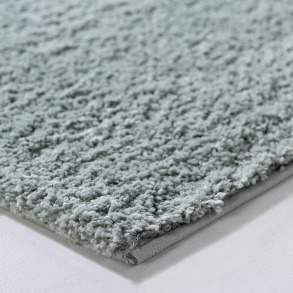 Soft Solid Shag Sage Green 3x5 Accent Rug