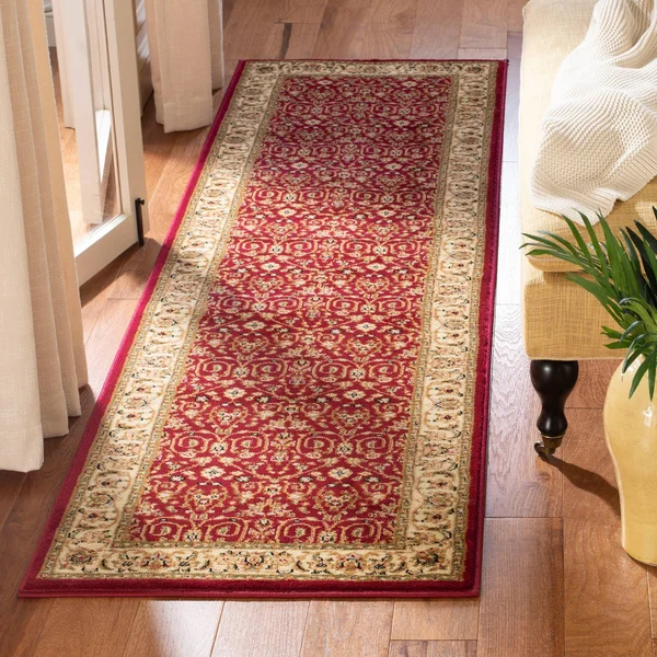 Safavieh Lyndhurst LNH312A 2&3x22 x 20&0x22 Runner Red, Ivory Area Rug