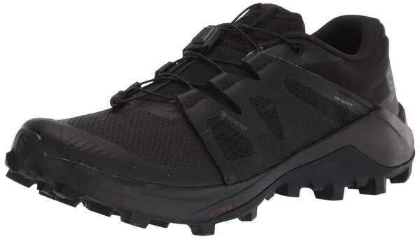Salomon Men's Wildcross GTX Shoe - 9.5 - Black, Black, Black