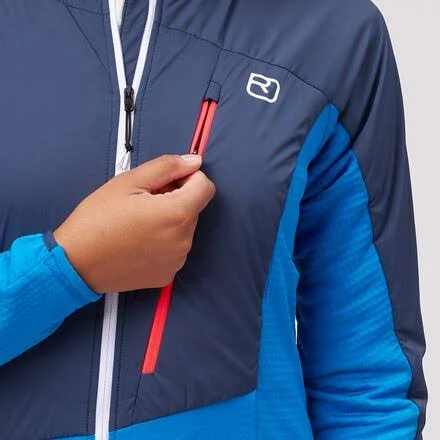 Ortovox Westalpen Swisswool Hybrid Jacket - Women's Safety Blue, M