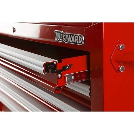 Westward 26-5/16x22 Intermediate Chest - 3 Drawers, Red, 32H848