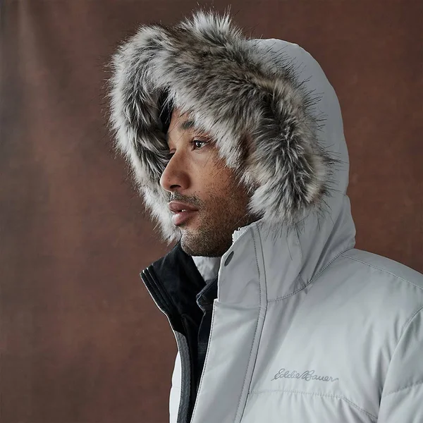 Eddie Bauer Men's Winter Coat Boundary Pass Down Parka Puffer Jacket - Multicolor - M