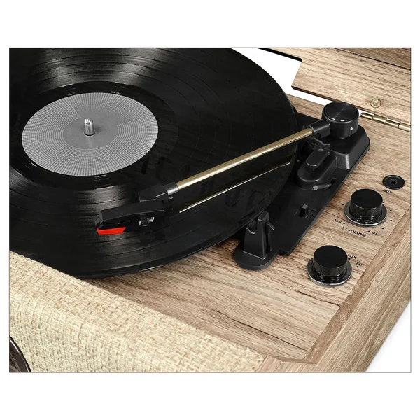 Victrola 4-in-1 Highland Bluetooth Record Player with 3-Speed Turntable with FM Radio