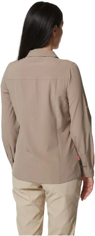 Craghoppers Womens Nosilife Pro Long Sleeve Shirt Mushroom