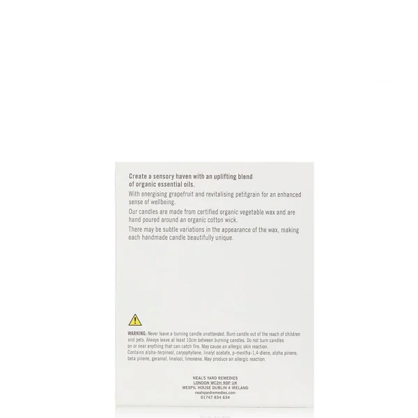 Neal&s Yard Remedies Organic Aromatherapy Candle Uplifting