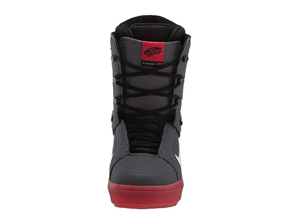 Vans Men's Hi-Standard OG Snowboard Boots Grey/Red 8