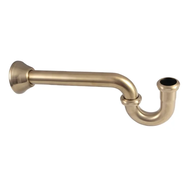 Kingston Brass CC2187 Vintage 1-1/4x22 Decor P-Trap, Brushed Brass