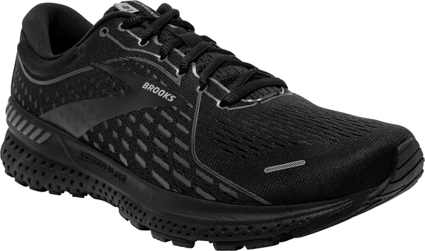 Brooks Men's Adrenaline GTS 21 Running Shoes - Black/Black